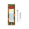 Stone Road Pomegranate OG indica pre-roll packaging with poppy floral design and branded tube.