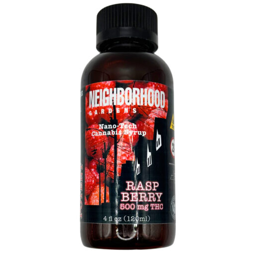 Nano-infused syrup - 500mg per bottle - Raspberry Neighborhood Gardens