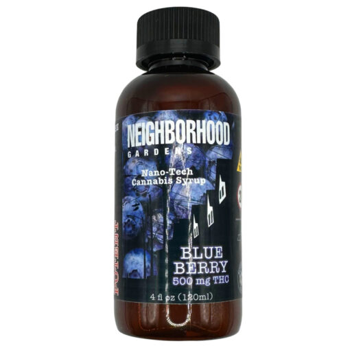 Nano-Infused Syrup - 500mg per bottle - Blueberry Neighborhood Gardens