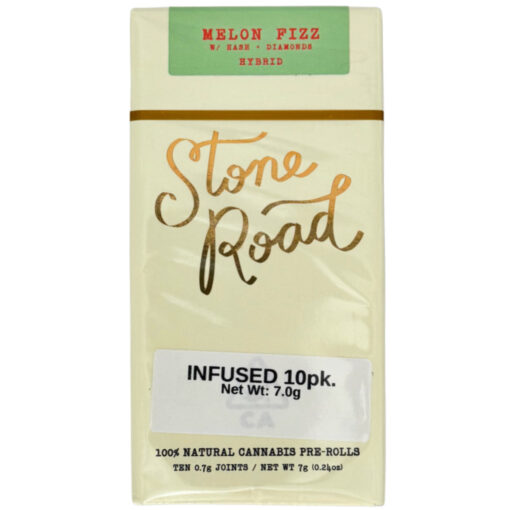 Melon Fizz -Hash & Diamonds Infused 10 Pack Pre-rolls | Stone Road Stone Road