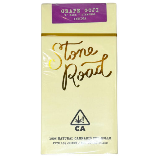 Grape Goji - Hash and Diamonds Infused 10 Pack Pre-rolls | Stone Road Stone Road