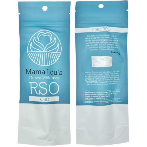 Rick Simpson Oil (RSO) CBD 1g Syringe | Mama Lou’s Mama Lou's