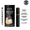 Blueberry disposable vape by Ape with smooth vaping, no-burn tech, ergonomic design, and USB-C rechargeability.