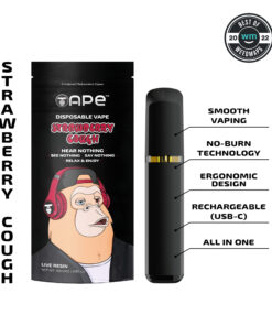 Strawberry Cough- 1g Live Resin Disposable Vape | APE