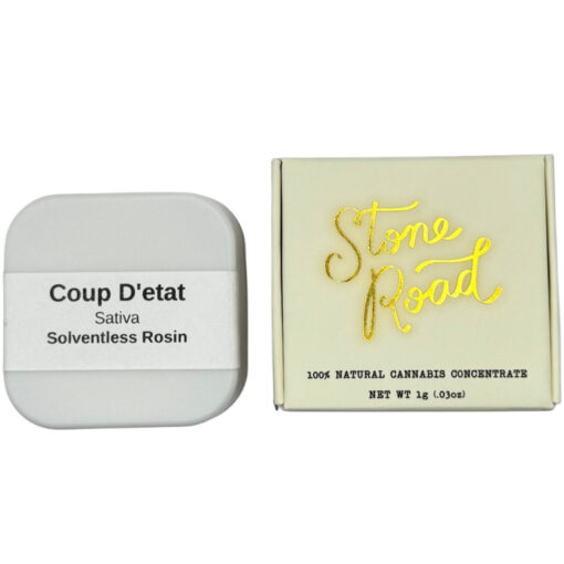 Coup D'etat Sativa Solventless Rosin | 1G Stone Road MetroBud