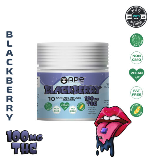 Blackberry – 100mg Gummies | APE APE