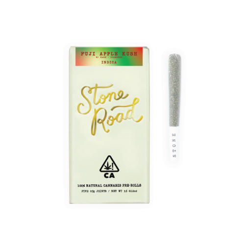 Fuji Apple Kush -Hash & Diamonds Infused 5 Pack Pre-rolls | Stone Road Stone Road