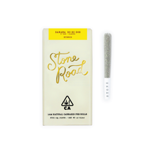 Banana Do - Si - Dos -Hash & Diamonds Infused 10 Pack Pre-rolls | Stone Road