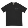 Black t-shirt featuring MetroBud logo on chest, short sleeves. Perfect for casual wear or promotional events.