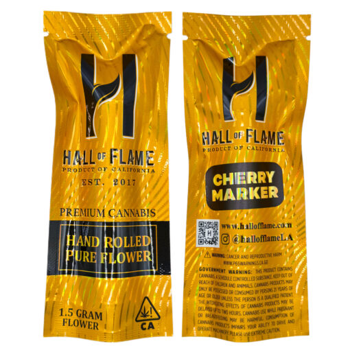 Cherry Marker 1.5g Premium Cannabis Preroll I Hall of Flame