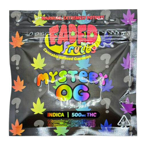 Mystery OG 500mg Gummies| Faded Fruits