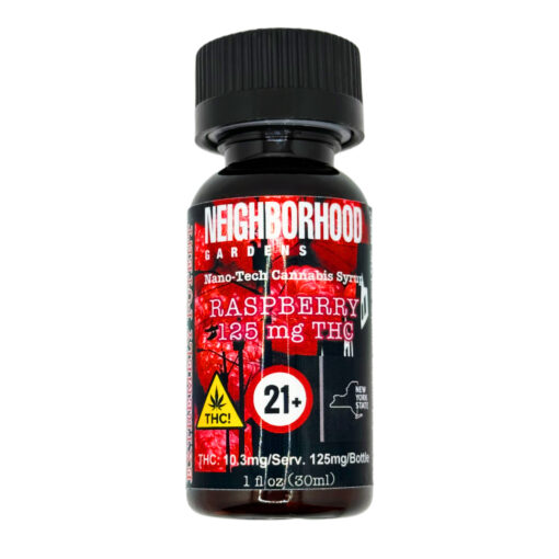 Nano-Infused Syrup - 1oz (125mg) per bottle - Raspberry