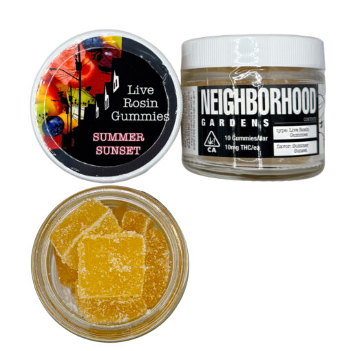 Summer Sunset - Live Rosin Gummies | Neighborhood Gardens
