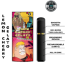 Lemon Cherry Gelato disposable vape with smooth vaping, no-burn tech, ergonomic design, USB-C rechargeable.
