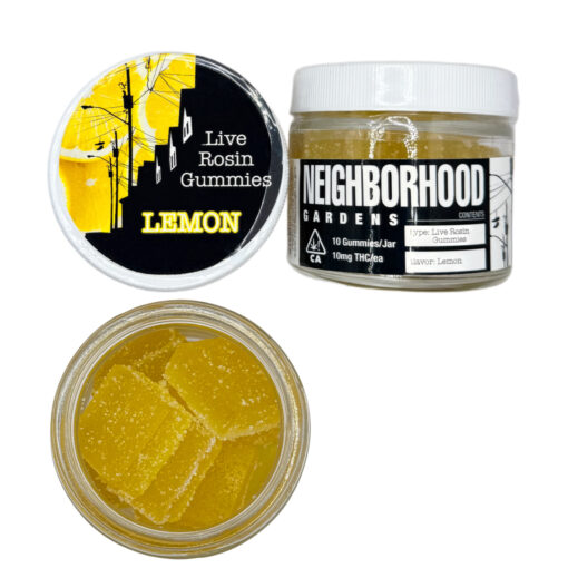 Lemon - Live Rosin Gummies | Neighborhood Gardens