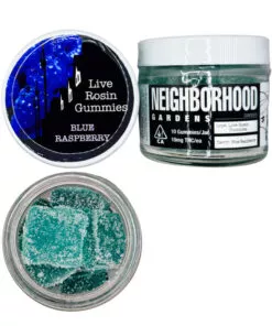 Blue Raspberry - Live Rosin Gummies | Neighborhood Gardens