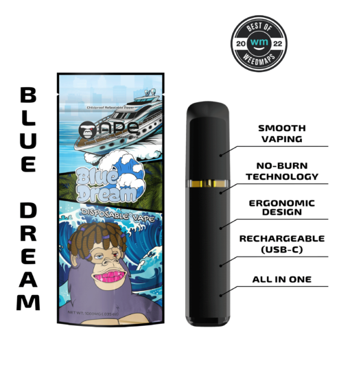 Blue Dream- 1g Live Resin Disposable | APE