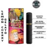 Lemon Cherry Gelato disposable vape with smooth vaping, no-burn tech, ergonomic design, USB-C rechargeable.