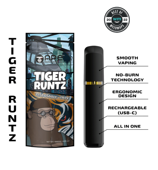 Tiger Runtz- 1g Live Resin Disposable | APE