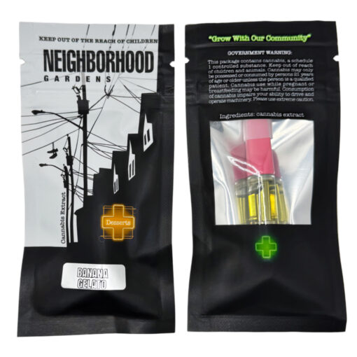 Banana Gelato - 1g Distillate Cartridge | Neighborhood Gardens