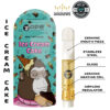 Ape Cartridge Ice Cream Cake packaging and features, including ceramic mouthpiece and glass design. Eleven-time Weedcon winner.