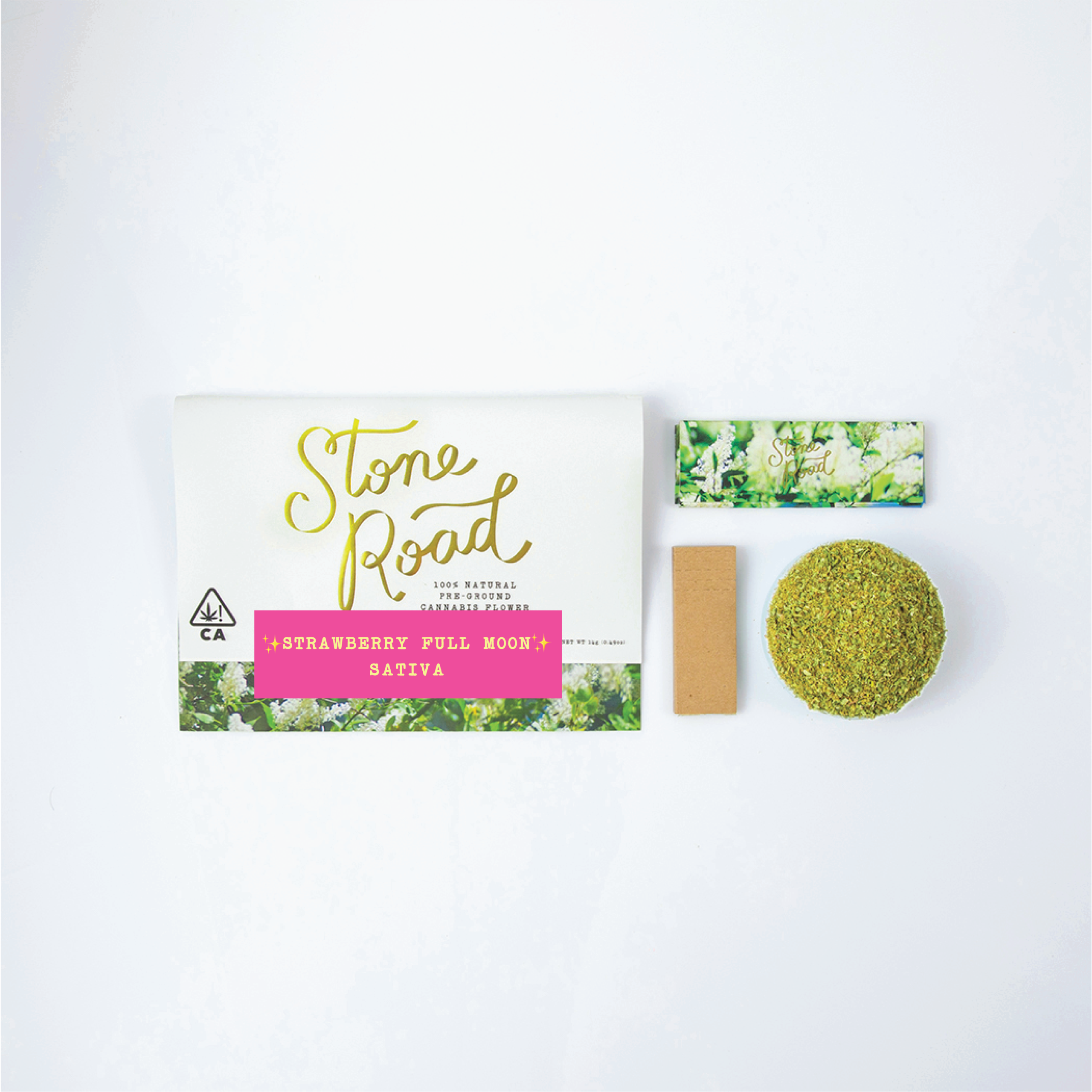 Strawberry Full Moon - Hash x Diamond Infused Half Ounce | Stone Road 1 Strawberry Full Moon - Hash x Diamond Infused Half Ounce | Stone Road