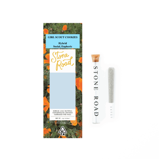 Girl Scout Cookies – 1G Infused Preroll | Stone Road