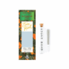 Stone Road Watermelon Zaza Sativa cannabis pre-roll with packaging against a floral background.