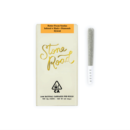 Butter Pecan Sundae – Infused 10 Pack Pre-rolls | Stone Road