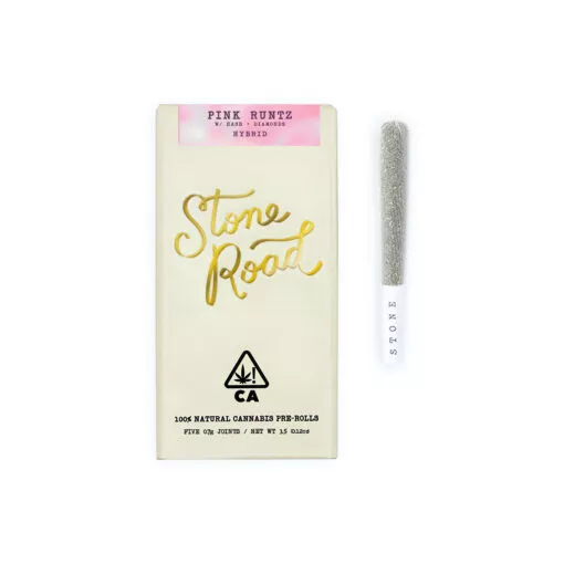 Pink Runtz - Infused 5 Pack Pre-rolls | Stone Road
