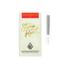 Stone Road Sweet Raspberry Tart Sativa pre-roll packaging with joint.
