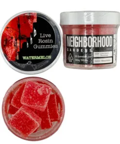 Watermelon - 1000mg Live Rosin Gummies | Neighborhood Gardens