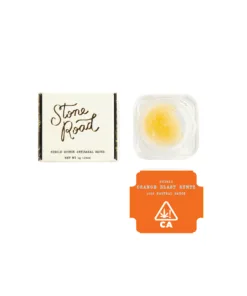 Stone Road Orange Blast Runtz artisanal sauce in 1g container with packaging and label shown.