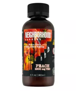 Nano-Infused Syrup - 1500mg per bottle - Peach