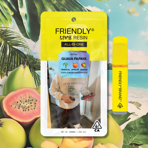 Guava Papaya - 1G Live Resin Disposable Vape | Friendly