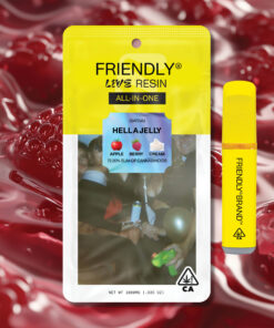 Hella Jelly - 1G Live Resin Disposable Vape | Friendly
