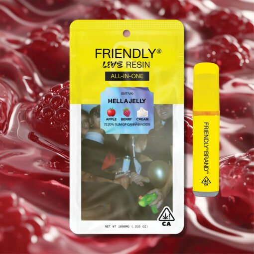 Hella Jelly - 1G Live Resin Disposable Vape | Friendly