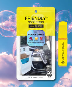 Purple Urkle - 1G Live Resin Disposable Vape | Friendly