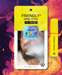 Fire OG - 1G Live Resin Disposable Vape | Friendly