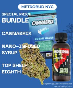 Cannabrix, Nano-Infused Syrup, and Top Shelf Eighth | Bundle Deal