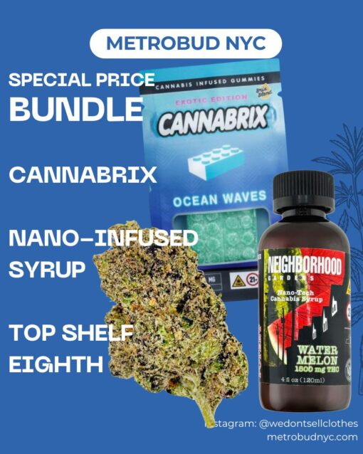 Cannabrix, Nano-Infused Syrup, and Top Shelf Eighth | Bundle Deal