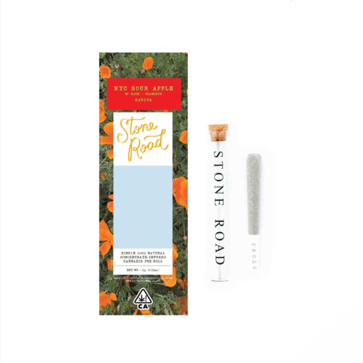 NYC Sour Apple – 1G Infused Preroll | Stone Road