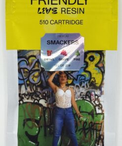 Smackers | 1g Live Resin cart  | Friendly