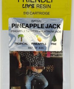 Pineapple Jack | 1g Live Resin cart  | Friendly