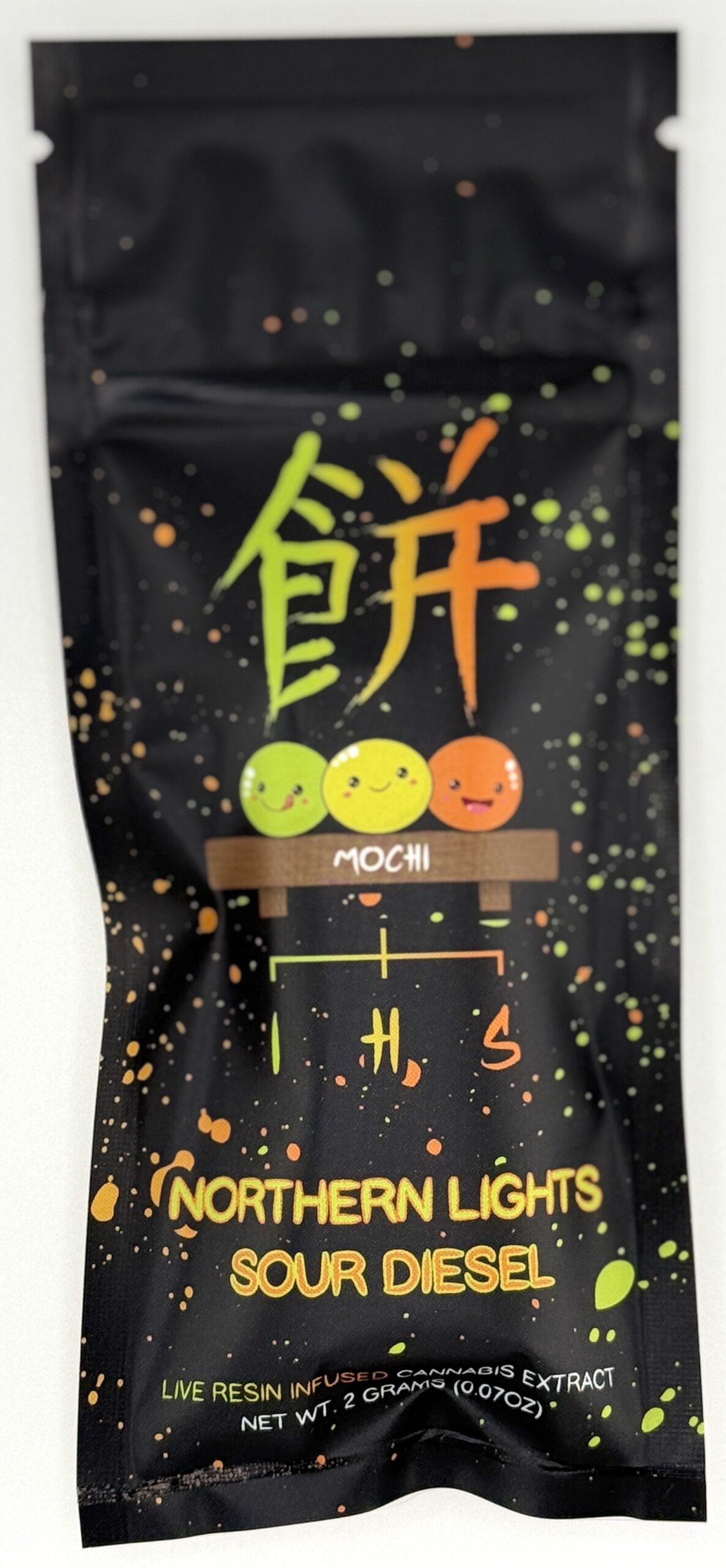 Northern Lights(Indica) & Sour Diesel(Sativa) - 2g Live Resin Infused Disposable Vape | Mochi 1 Northern Lights(Indica) & Sour Diesel(Sativa) - 2g Live Resin Infused Disposable Vape | Mochi