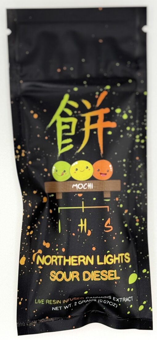 Northern Lights(Indica) & Sour Diesel(Sativa) - 2g Live Resin Infused Disposable Vape | Mochi