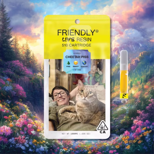 Cheetah Piss – 1g Live Resin Cartridge | Friendly