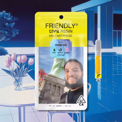 Pure OG – 1g Live Resin Cartridge | Friendly