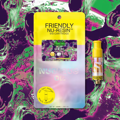 Gemini – 1g Nu- Resin Cartridge | Friendly
