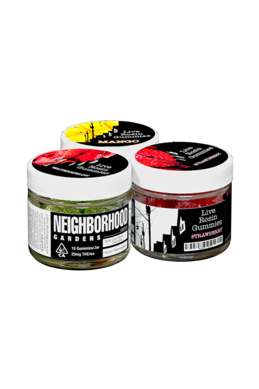 Strawnana - Live Rosin 1000mg Gummies | Neighborhood Gardens 1 Strawnana - Live Rosin 1000mg Gummies | Neighborhood Gardens